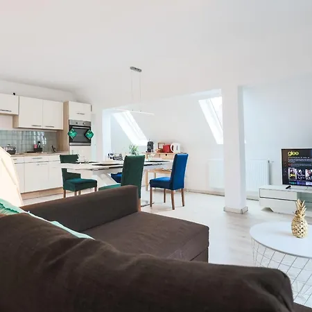 Bright - Super Spacious - King Bed, Kitchen, Free Parking * アウグスブルク